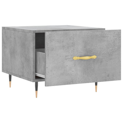 Coffee Tables 2 pcs Concrete Grey 50x50x40 cm Engineered Wood