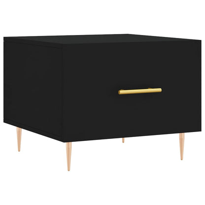 Coffee Tables 2 pcs Black 50x50x40 cm Engineered Wood