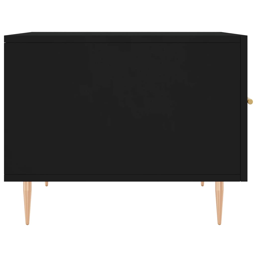 Coffee Tables 2 pcs Black 50x50x40 cm Engineered Wood
