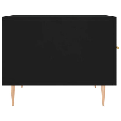 Coffee Tables 2 pcs Black 50x50x40 cm Engineered Wood