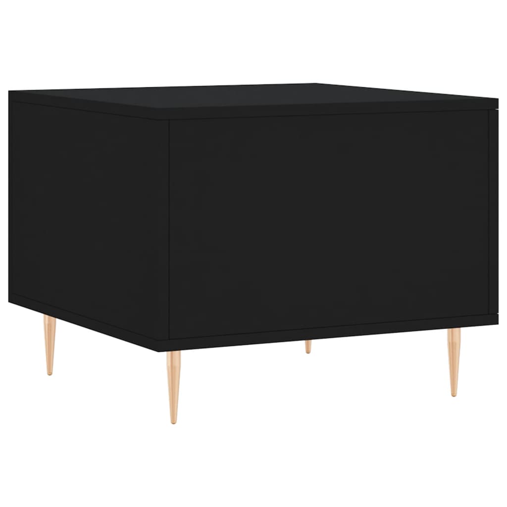 Coffee Tables 2 pcs Black 50x50x40 cm Engineered Wood