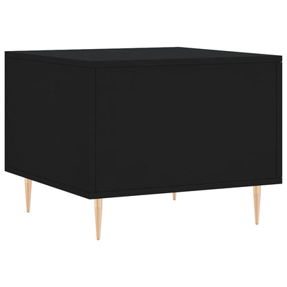 Coffee Tables 2 pcs Black 50x50x40 cm Engineered Wood