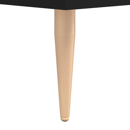 Coffee Tables 2 pcs Black 50x50x40 cm Engineered Wood