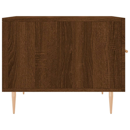 Coffee Tables 2 pcs Brown Oak 50x50x40 cm Engineered Wood