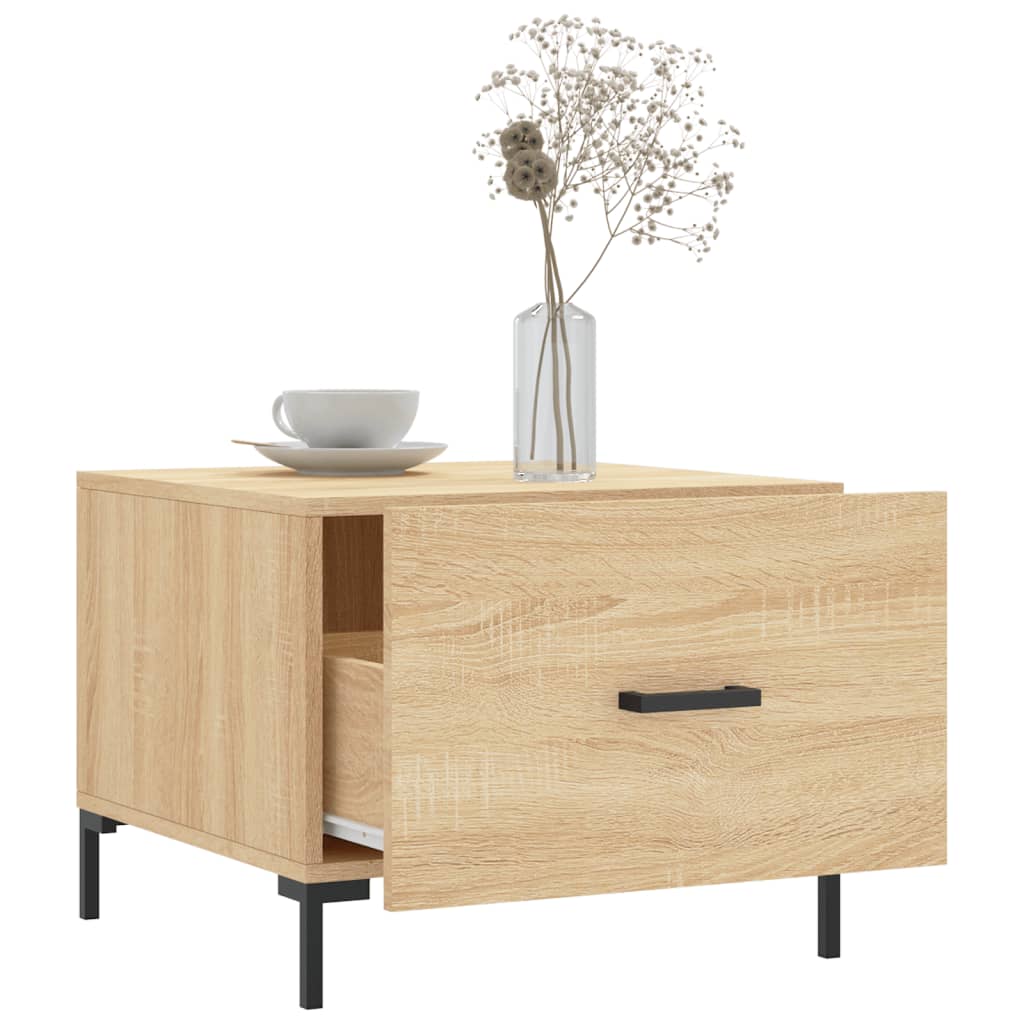 Coffee Tables 2 pcs Sonoma Oak 50x50x40 cm Engineered Wood