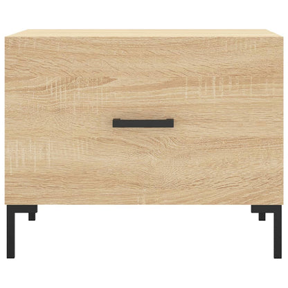 Coffee Tables 2 pcs Sonoma Oak 50x50x40 cm Engineered Wood