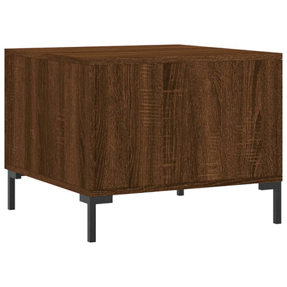 Coffee Tables 2 pcs Brown Oak 50x50x40 cm Engineered Wood