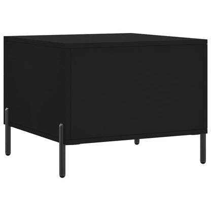 Coffee Tables 2 pcs Black 50x50x40 cm Engineered Wood