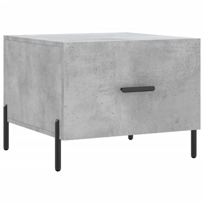 Coffee Tables 2 pcs Concrete Grey 50x50x40 cm Engineered Wood