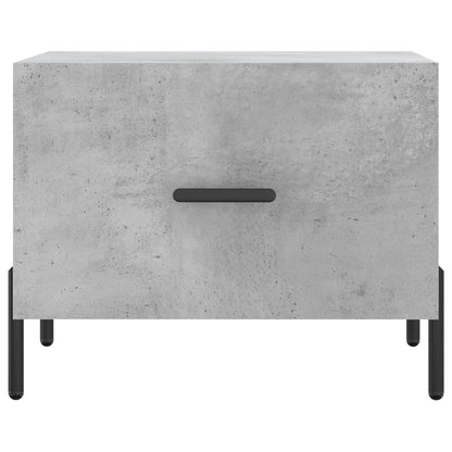Coffee Tables 2 pcs Concrete Grey 50x50x40 cm Engineered Wood