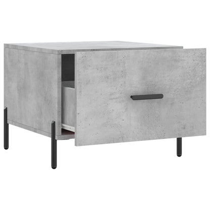 Coffee Tables 2 pcs Concrete Grey 50x50x40 cm Engineered Wood