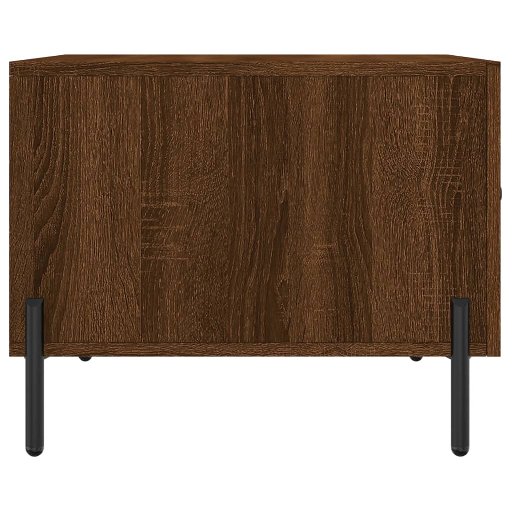 Coffee Tables 2 pcs Brown Oak 50x50x40 cm Engineered Wood