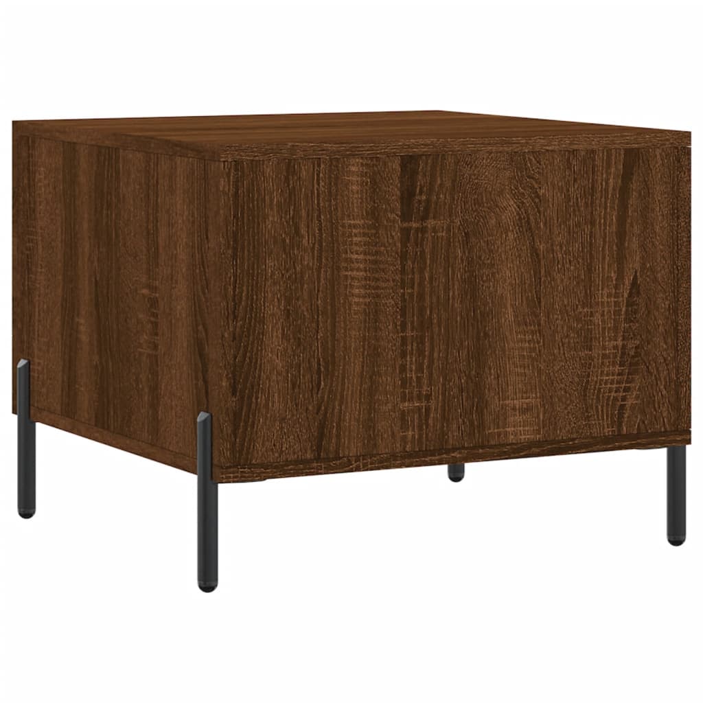 Coffee Tables 2 pcs Brown Oak 50x50x40 cm Engineered Wood
