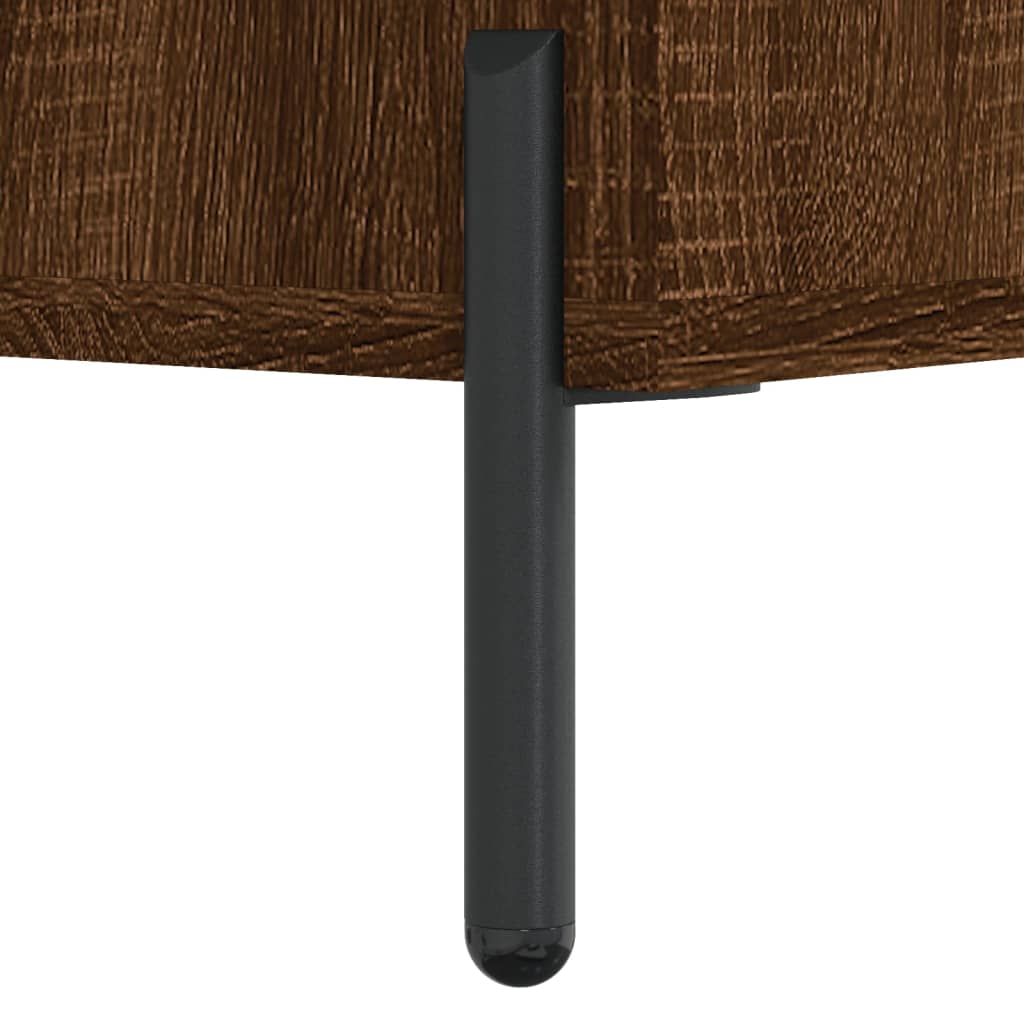 Coffee Tables 2 pcs Brown Oak 50x50x40 cm Engineered Wood