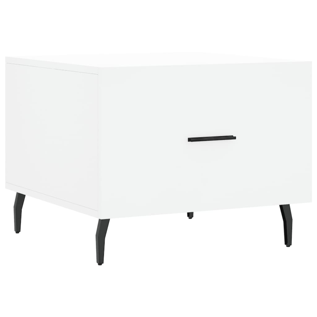 Coffee Tables 2 pcs White 50x50x40 cm Engineered Wood