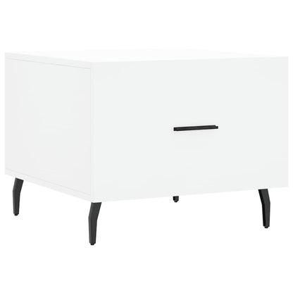 Coffee Tables 2 pcs White 50x50x40 cm Engineered Wood