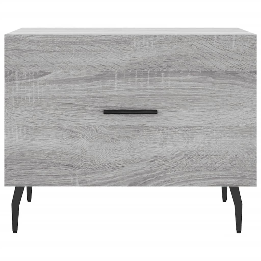 Coffee Tables 2 pcs Grey Sonoma 50x50x40 cm Engineered Wood
