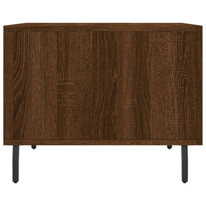 Coffee Tables 2 pcs Brown Oak 50x50x40 cm Engineered Wood