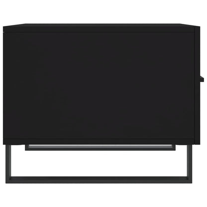 Coffee Tables 2 pcs Black 50x50x40 cm Engineered Wood