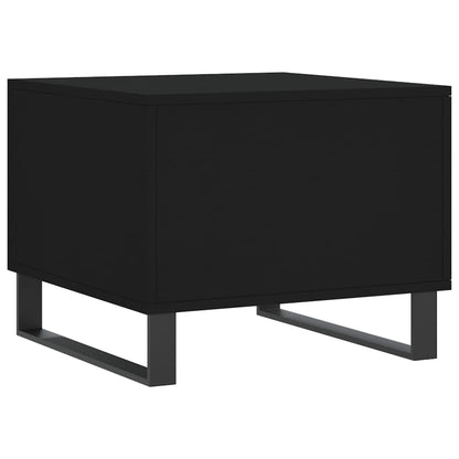 Coffee Tables 2 pcs Black 50x50x40 cm Engineered Wood