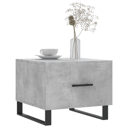 Coffee Tables 2 pcs Concrete Grey 50x50x40 cm Engineered Wood
