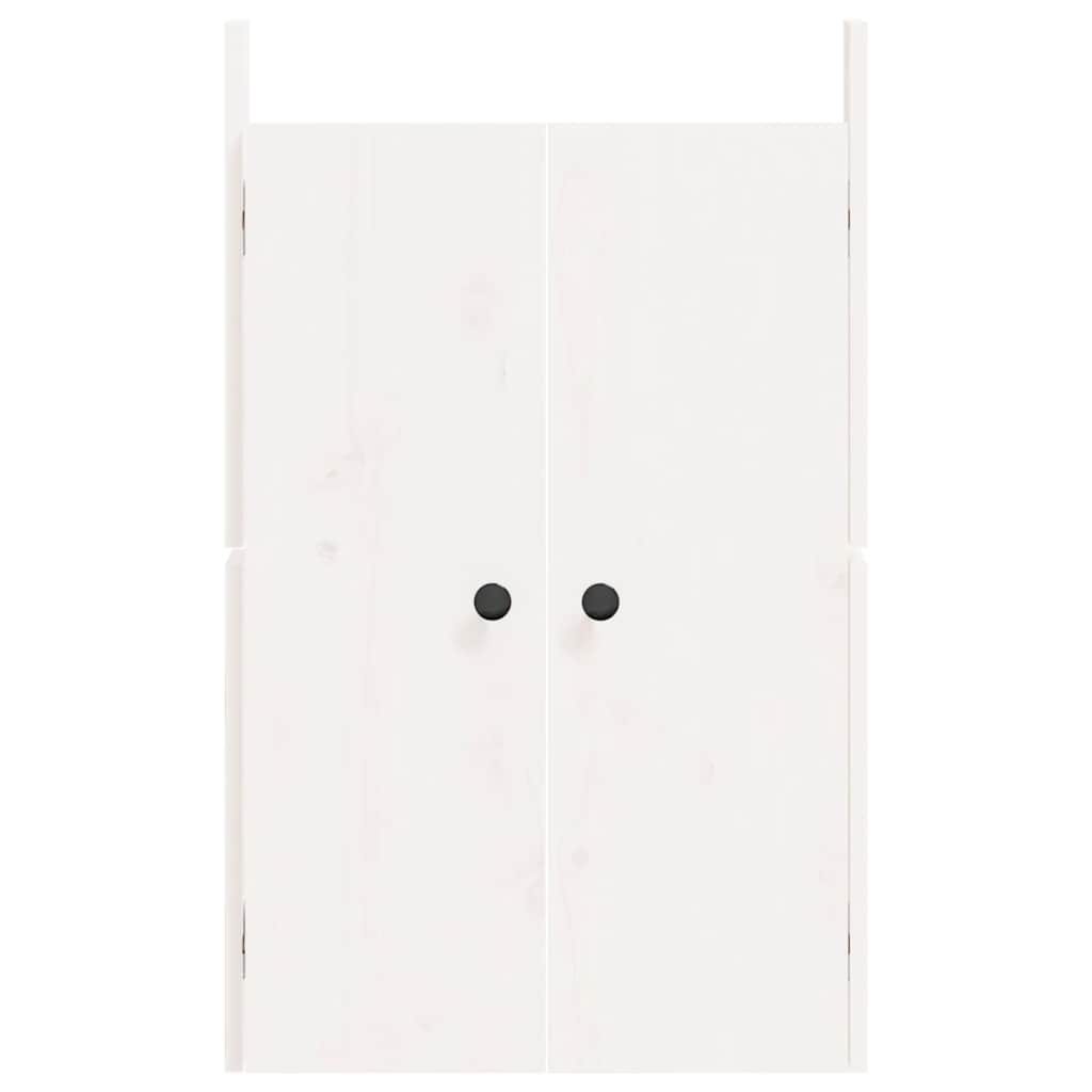 Outdoor Kitchen Doors White 50x9x82 cm Solid Wood Pine