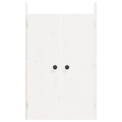 Outdoor Kitchen Doors White 50x9x82 cm Solid Wood Pine