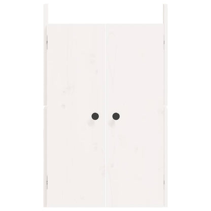 Outdoor Kitchen Doors 2 pcs White 50x9x82 cm Solid Wood Pine