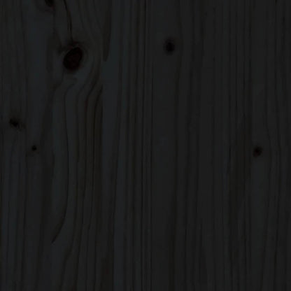 Outdoor Kitchen Doors Black 50x9x82 cm Solid Wood Pine