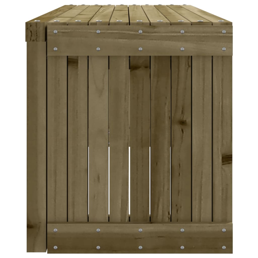 Garden Bench Extendable 212.5x40.5x45 cm Impregnated Wood Pine