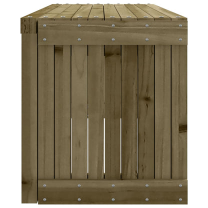 Garden Bench Extendable 212.5x40.5x45 cm Impregnated Wood Pine