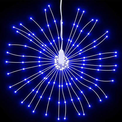 Christmas Starburst Light 140 LEDs Blue 17 cm
