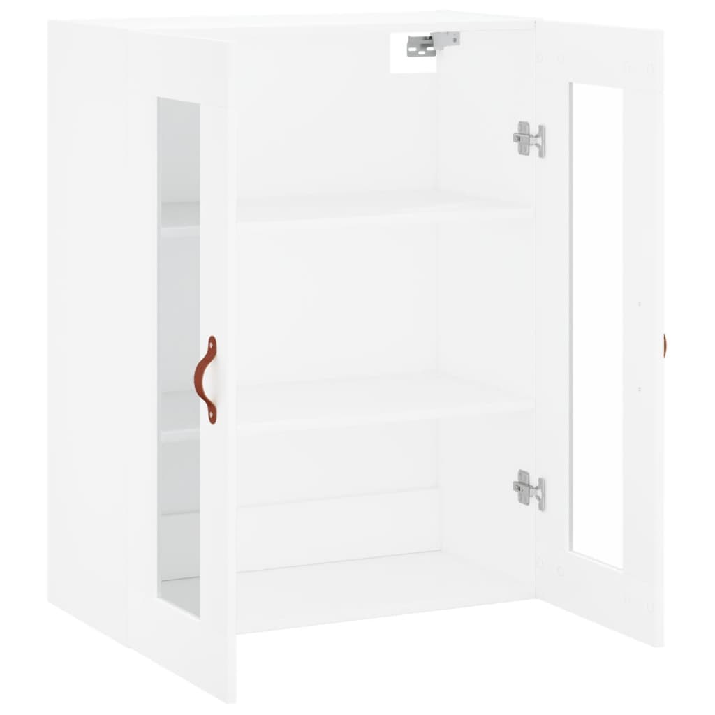 Wall Mounted Cabinet White 69.5x34x90 cm