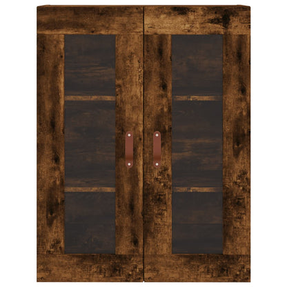 Wall Mounted Cabinet Smoked Oak 69.5x34x90 cm