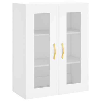 Wall Mounted Cabinet White 69.5x34x90 cm