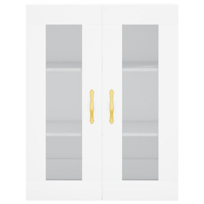 Wall Mounted Cabinet White 69.5x34x90 cm
