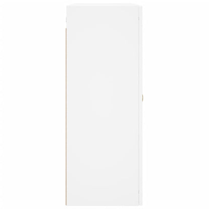 Wall Mounted Cabinet White 69.5x34x90 cm