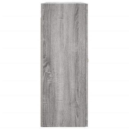 Wall Mounted Cabinet Grey Sonoma 69.5x34x90 cm