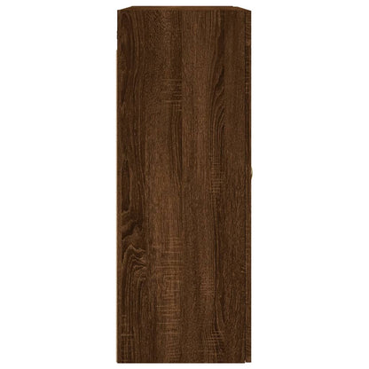 Wall Mounted Cabinet Brown Oak 69.5x34x90 cm