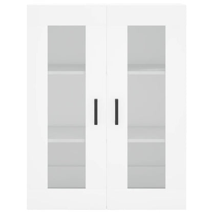 Wall Mounted Cabinet White 69.5x34x90 cm