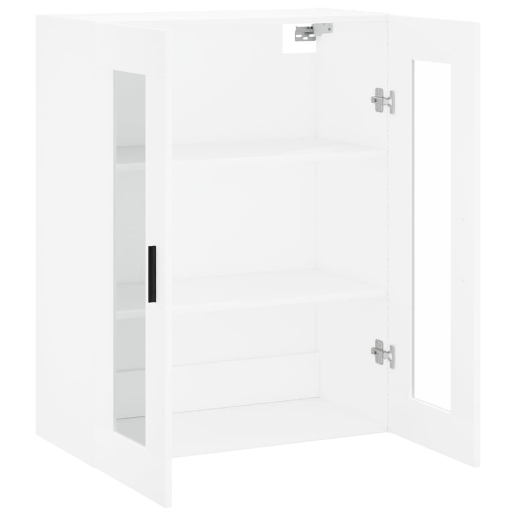 Wall Mounted Cabinet White 69.5x34x90 cm
