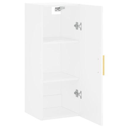 Wall Mounted Cabinet White 34.5x34x90 cm