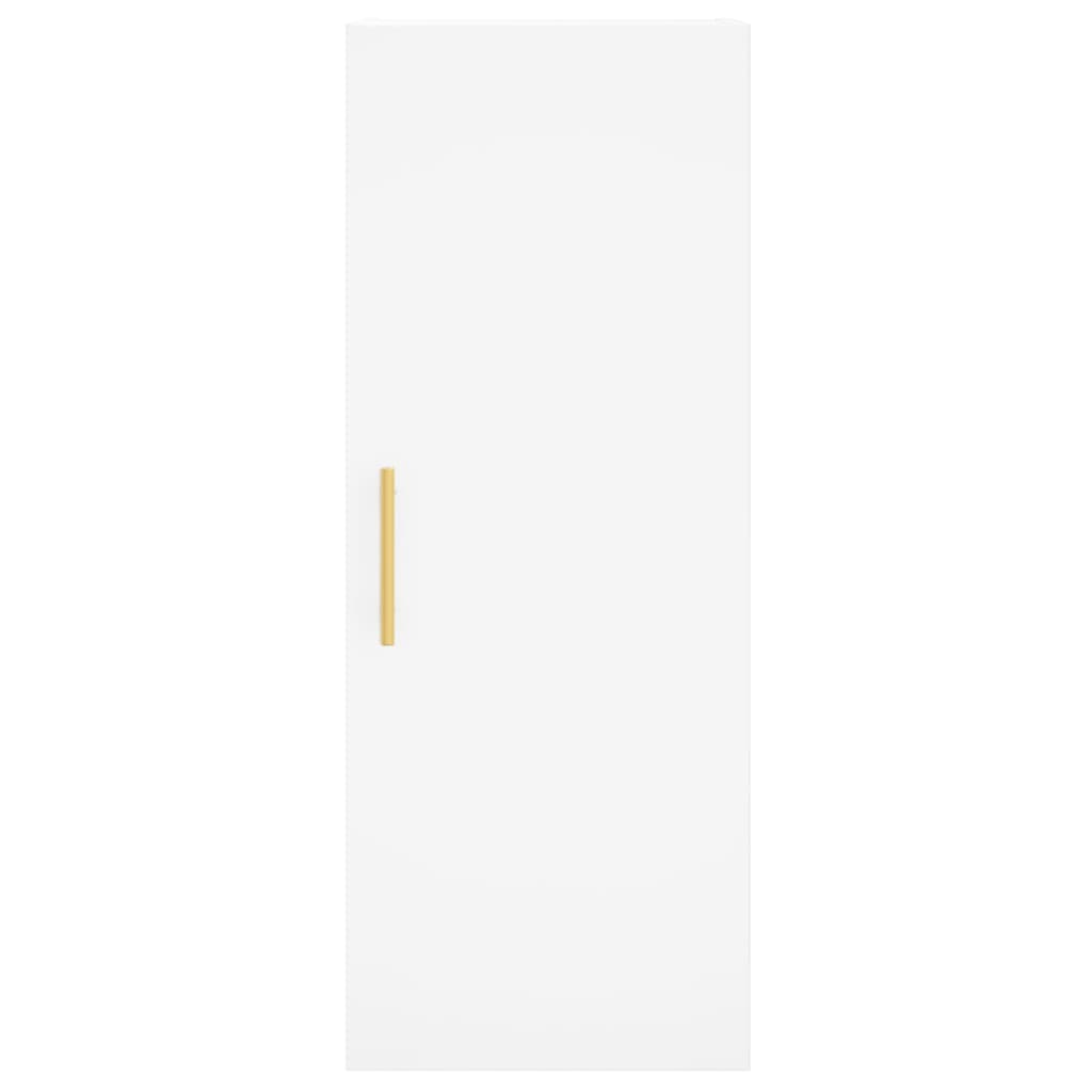 Wall Mounted Cabinet White 34.5x34x90 cm
