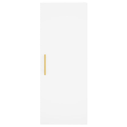Wall Mounted Cabinet White 34.5x34x90 cm