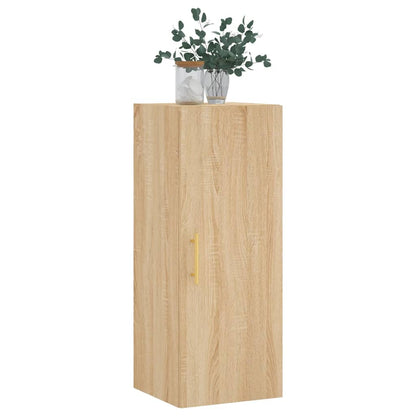 Wall Mounted Cabinet Sonoma Oak 34.5x34x90 cm