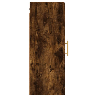 Wall Mounted Cabinet Smoked Oak 34.5x34x90 cm