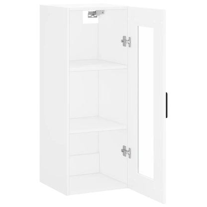 Wall Mounted Cabinet White 34.5x34x90 cm