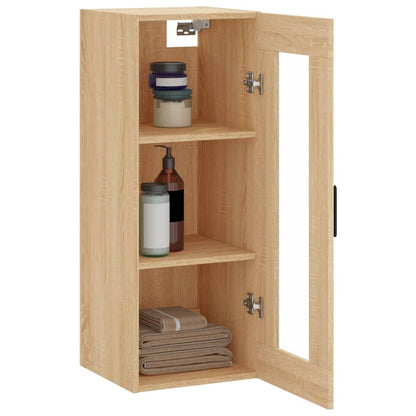 Wall Mounted Cabinet Sonoma Oak 34.5x34x90 cm