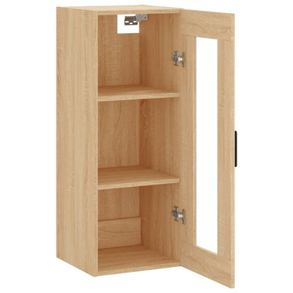 Wall Mounted Cabinet Sonoma Oak 34.5x34x90 cm