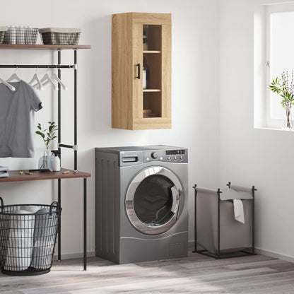 Wall Mounted Cabinet Sonoma Oak 34.5x34x90 cm